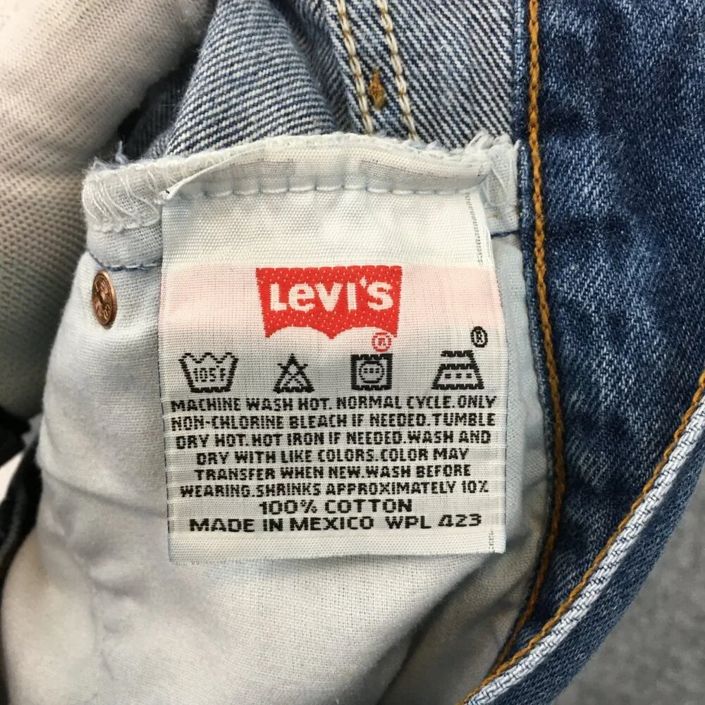 Vintage Levi's 501XX Mens Denim‎ Jeans Straight Size 32x28 (tagged 36x32)
